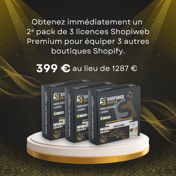 Votre 2ᵉ pack de 3 licences à -70 %