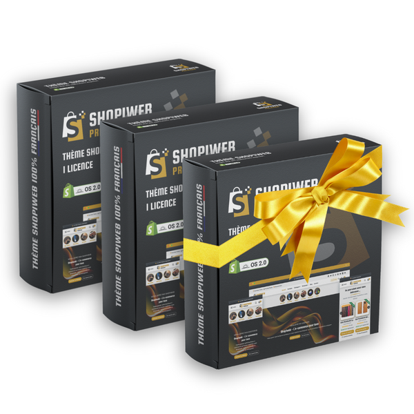 Thème Shopiweb Premium – 3 Licences