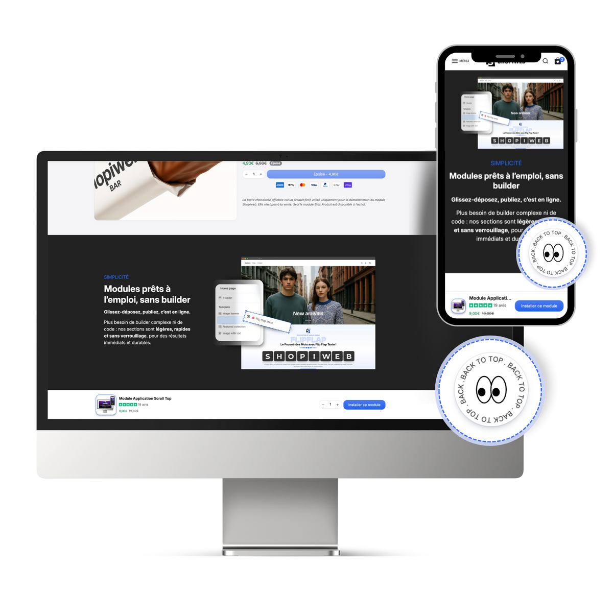 Module Application Scroll Top