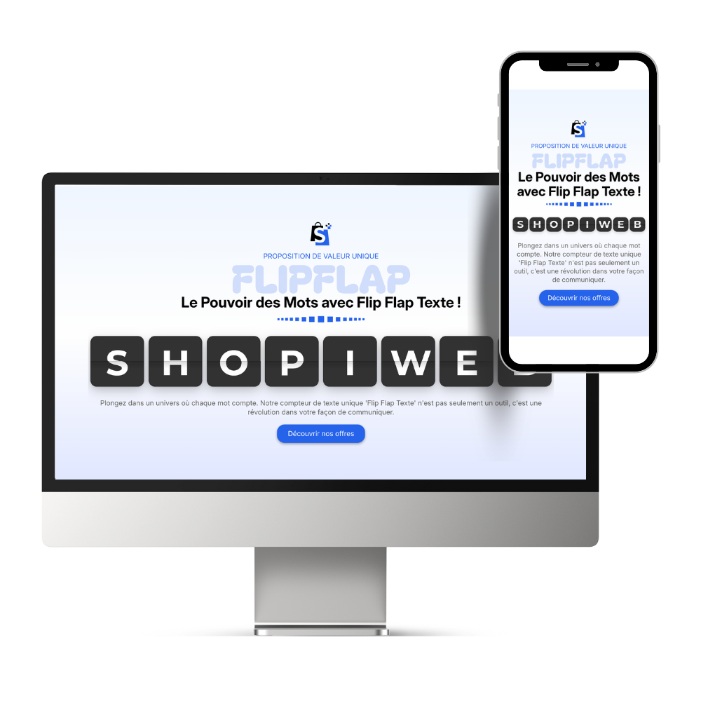Module Section FlipFlap Texte