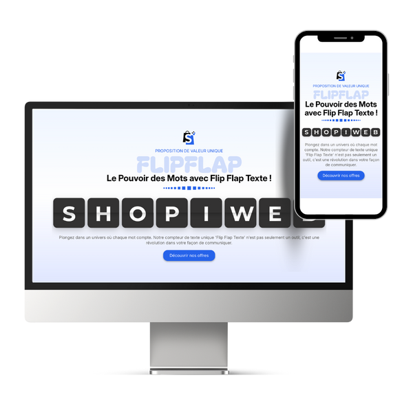 Module Section FlipFlap Texte