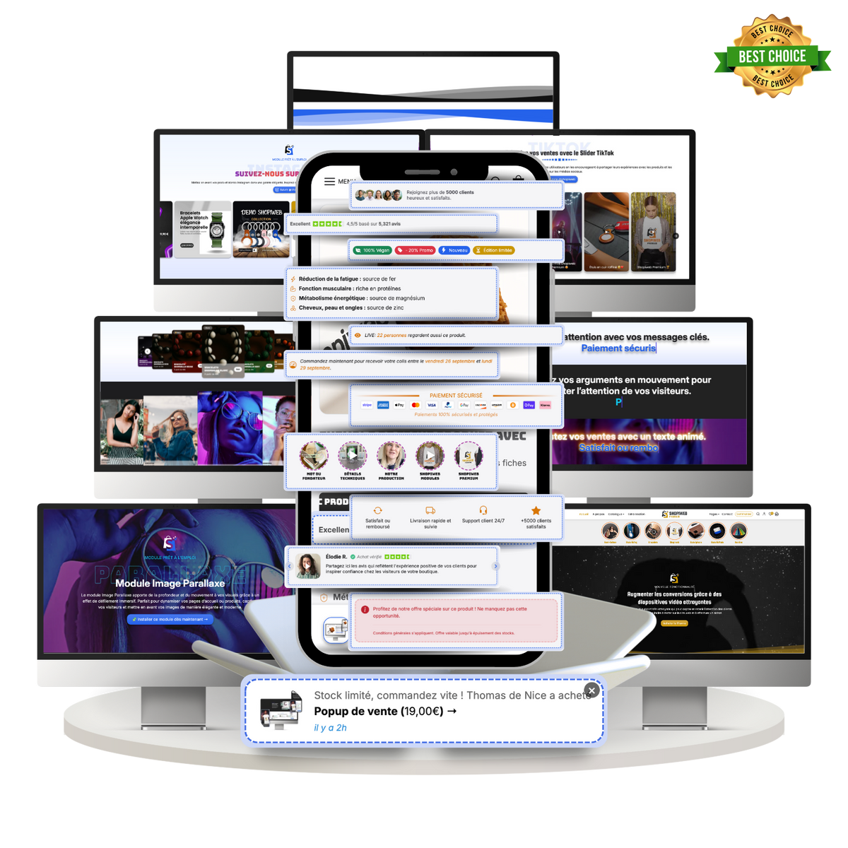 PACK CONVERSION — +20% de ventes