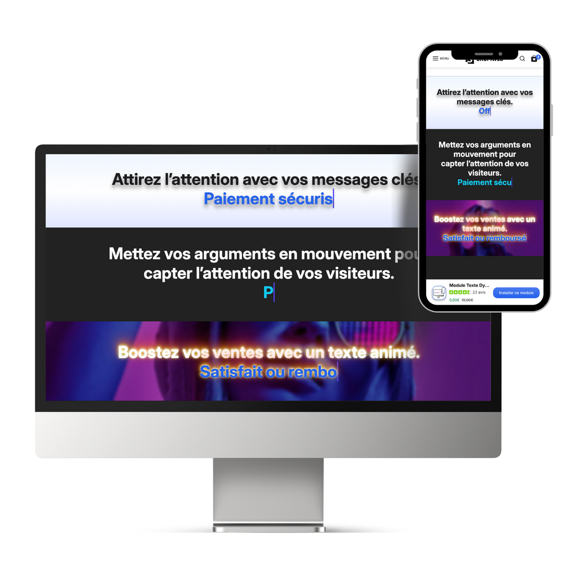 Module Section Texte Dynamique