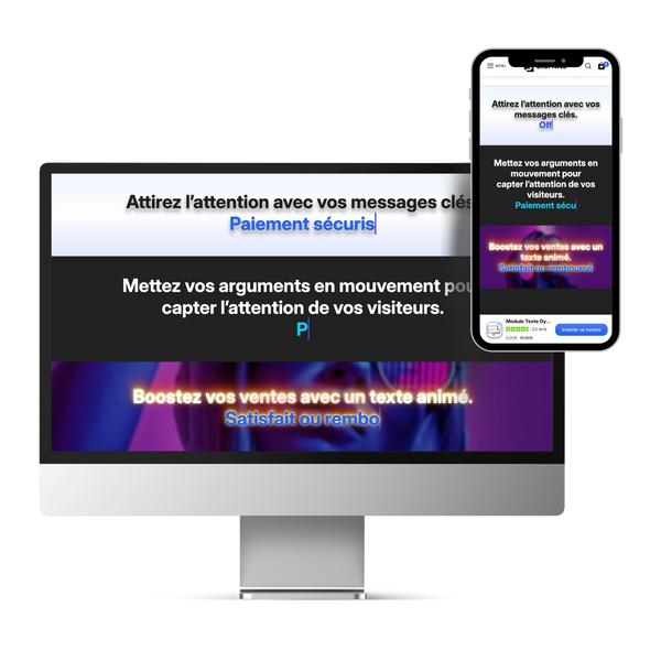 Module Section Texte Dynamique