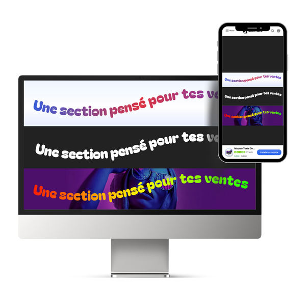 Module Section Texte Ondulé